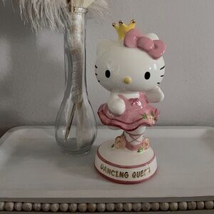 Hello Kitty "Dancing Queen" ceramic figurine by Bluesky Clayworks.